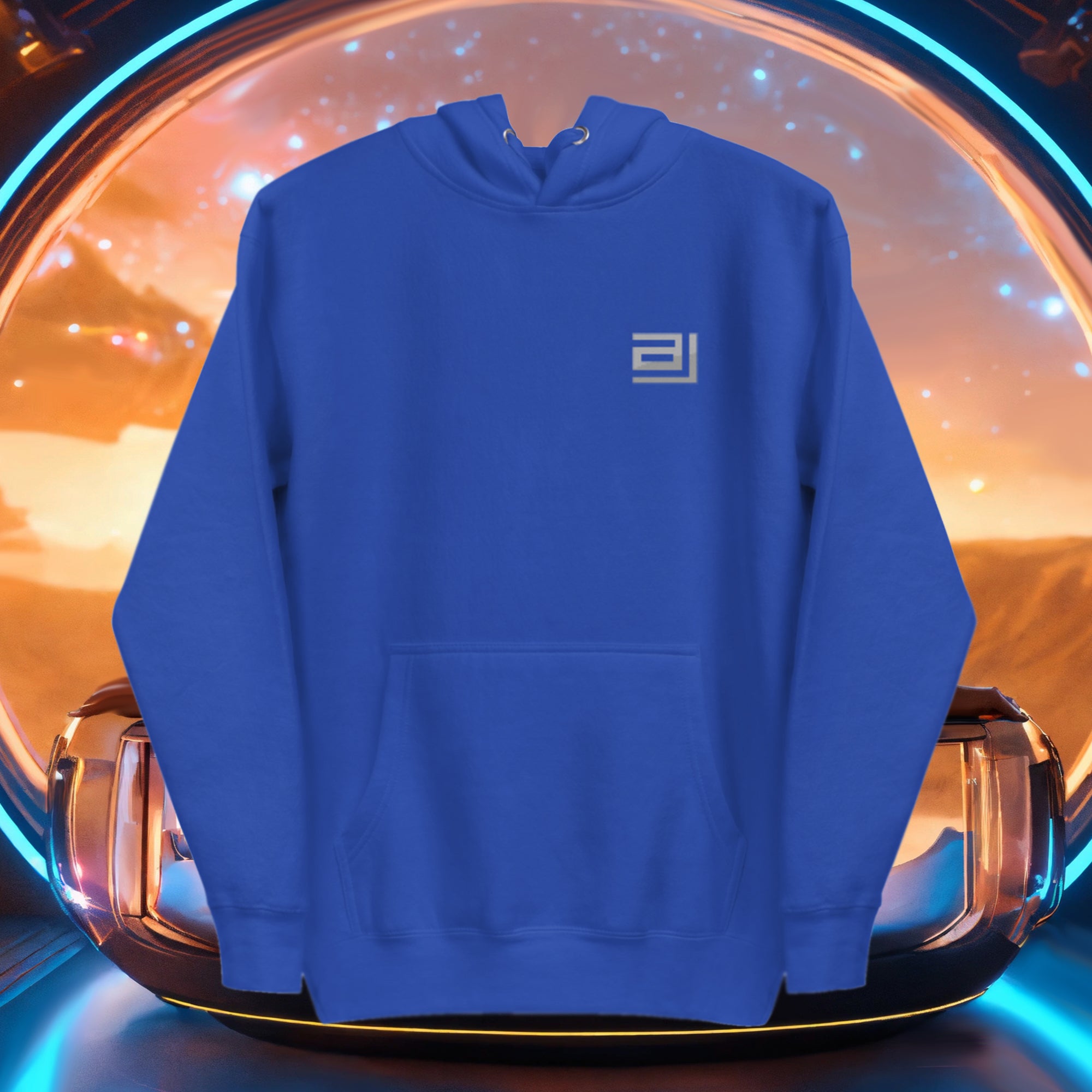 AJ Official Blue Hoodie