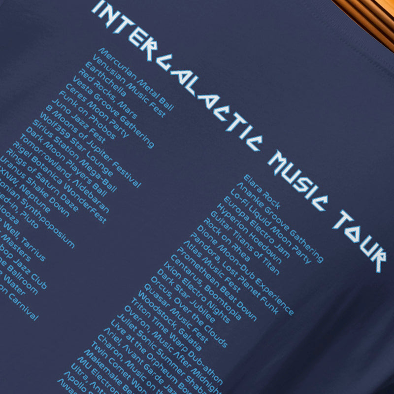 AJ Official Intergalactic Music Tour Tee