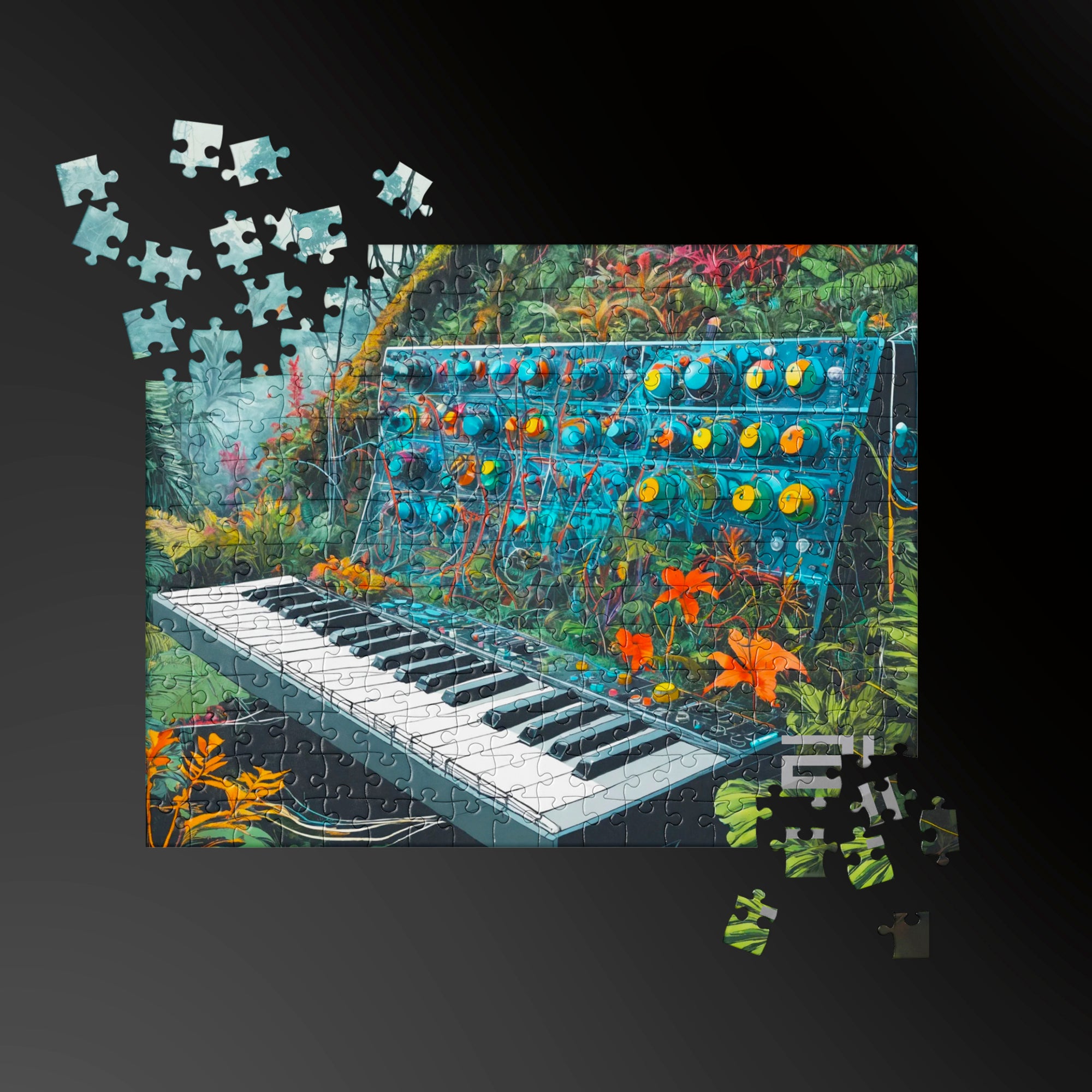 AJ Official Synth Forest Jigsaw Puzzle