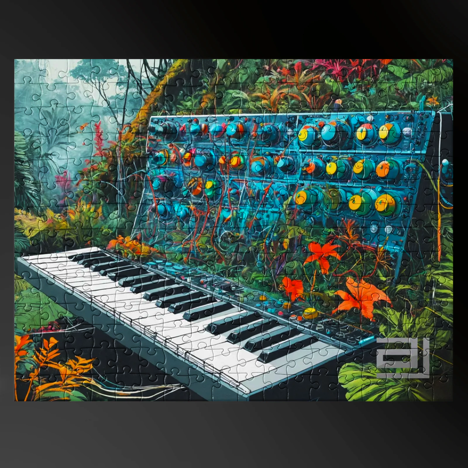 AJ Official Synth Forest Jigsaw Puzzle
