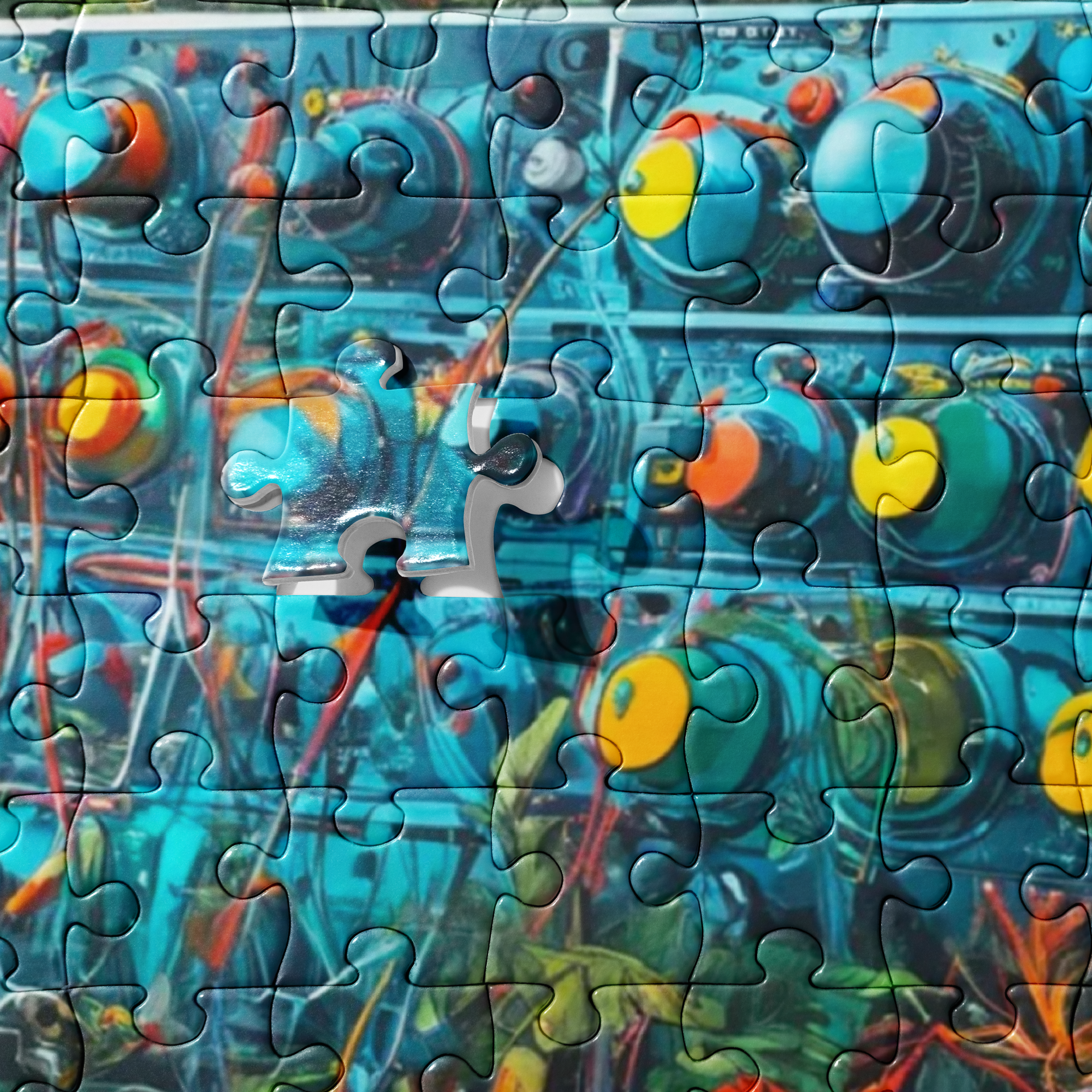 AJ Official Synth Forest Jigsaw Puzzle