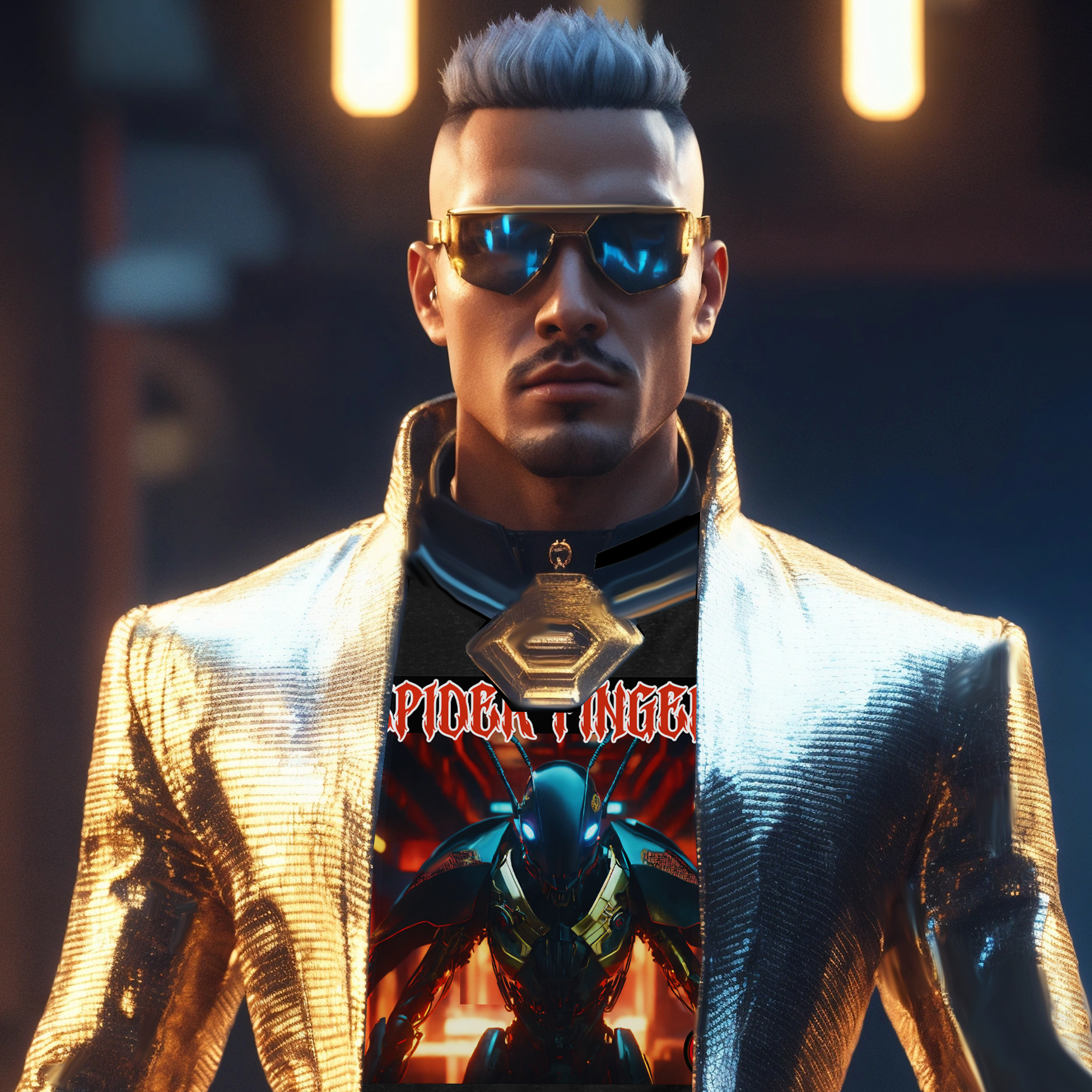 Digital Overlord Spider Fingers Tee